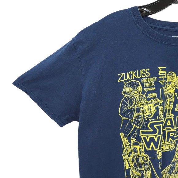 Funko Star Wars Bounty Smugglers Hunters Tee T Shirt Mens Size XL Crewneck Blue - Picture 10 of 15
